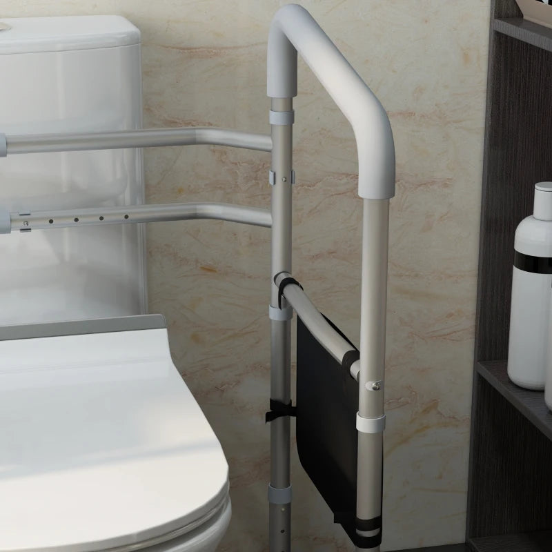 Free Standing Toilet Rail Frame, Height and Width Adjustable