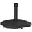 18kg Patio Parasol Base, Concrete Umbrella Base, 45.5cm Outdoor Umbrella Stand Holder for Parasol Poles 34mm, 38mm and 48mm, Black