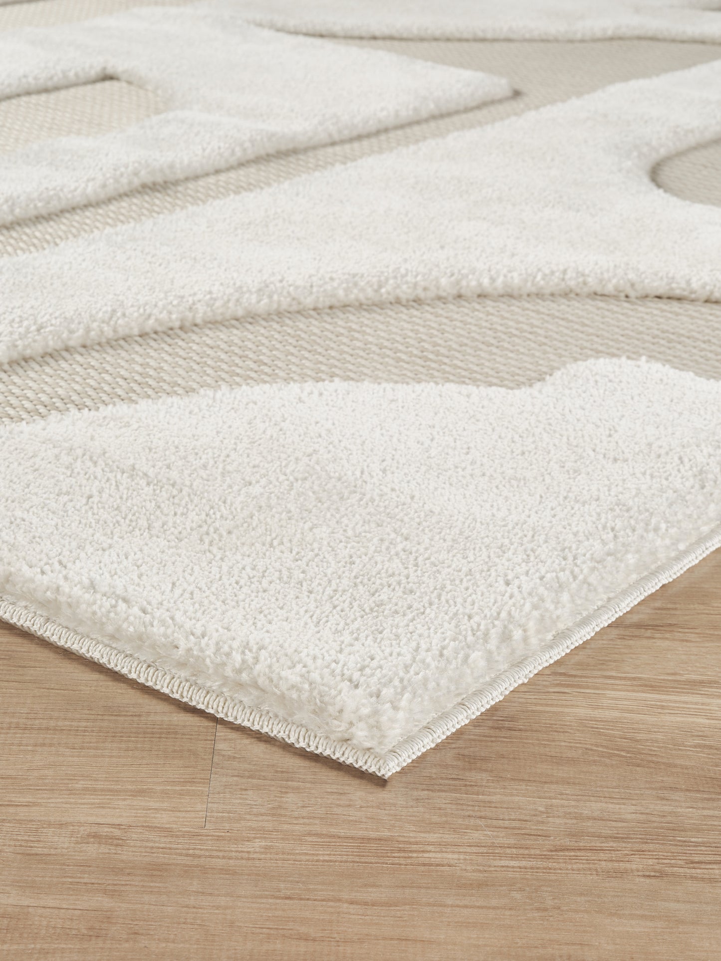 Freya Living Room Area Rug Contemporary 3D Embossed Modern Boho Design