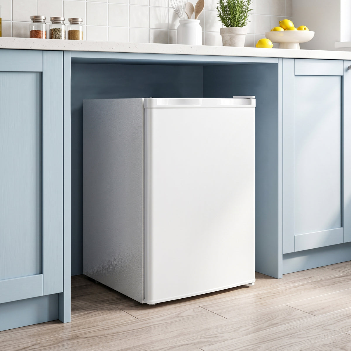 59.1L Tabletop Freezer with Reversible Door - White