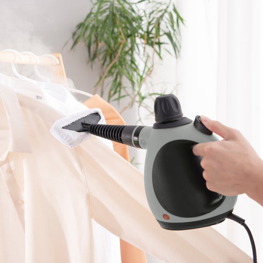 Handheld Steam Cleaner for Chemical Free Cleaning, Portable Multi-purpose Steamer w/ 9 Pieces Accessory for Kitchen, Bathroom, Window