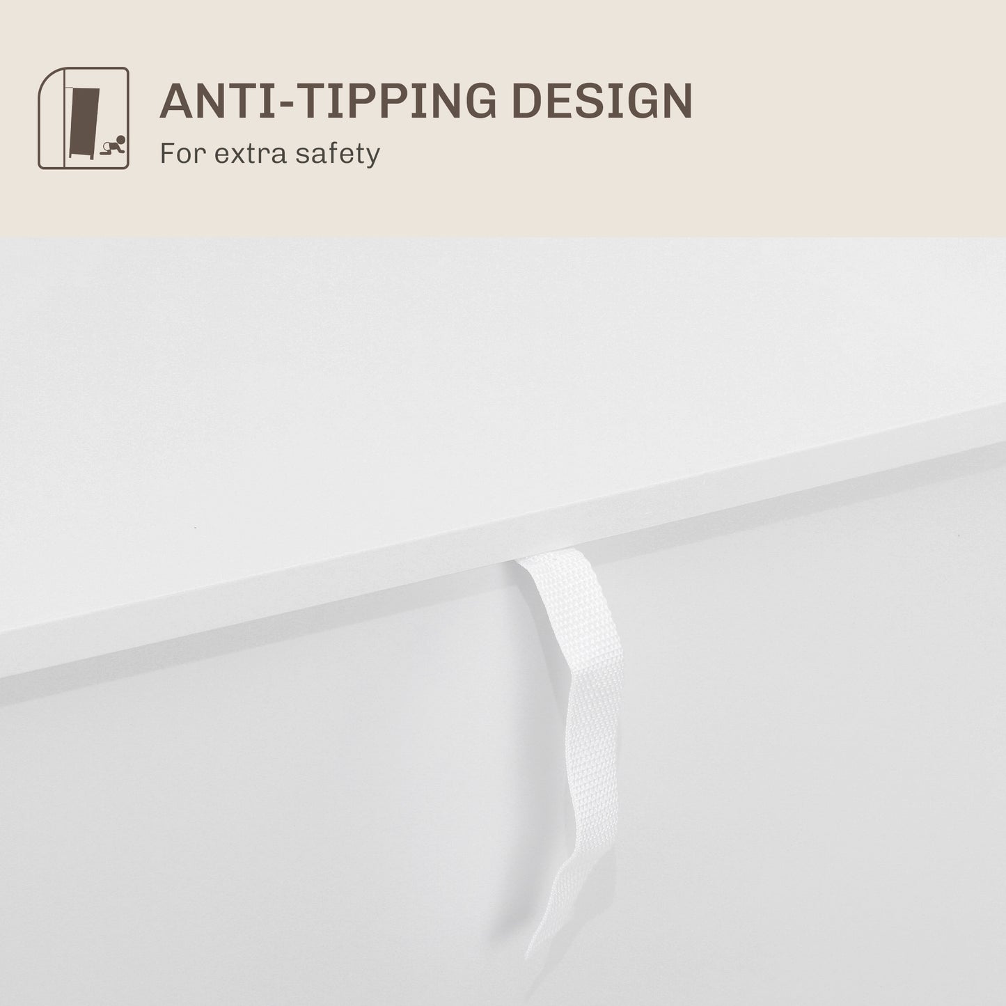 Sideboard Buffet Cabinet with Adjustable Shelf, White