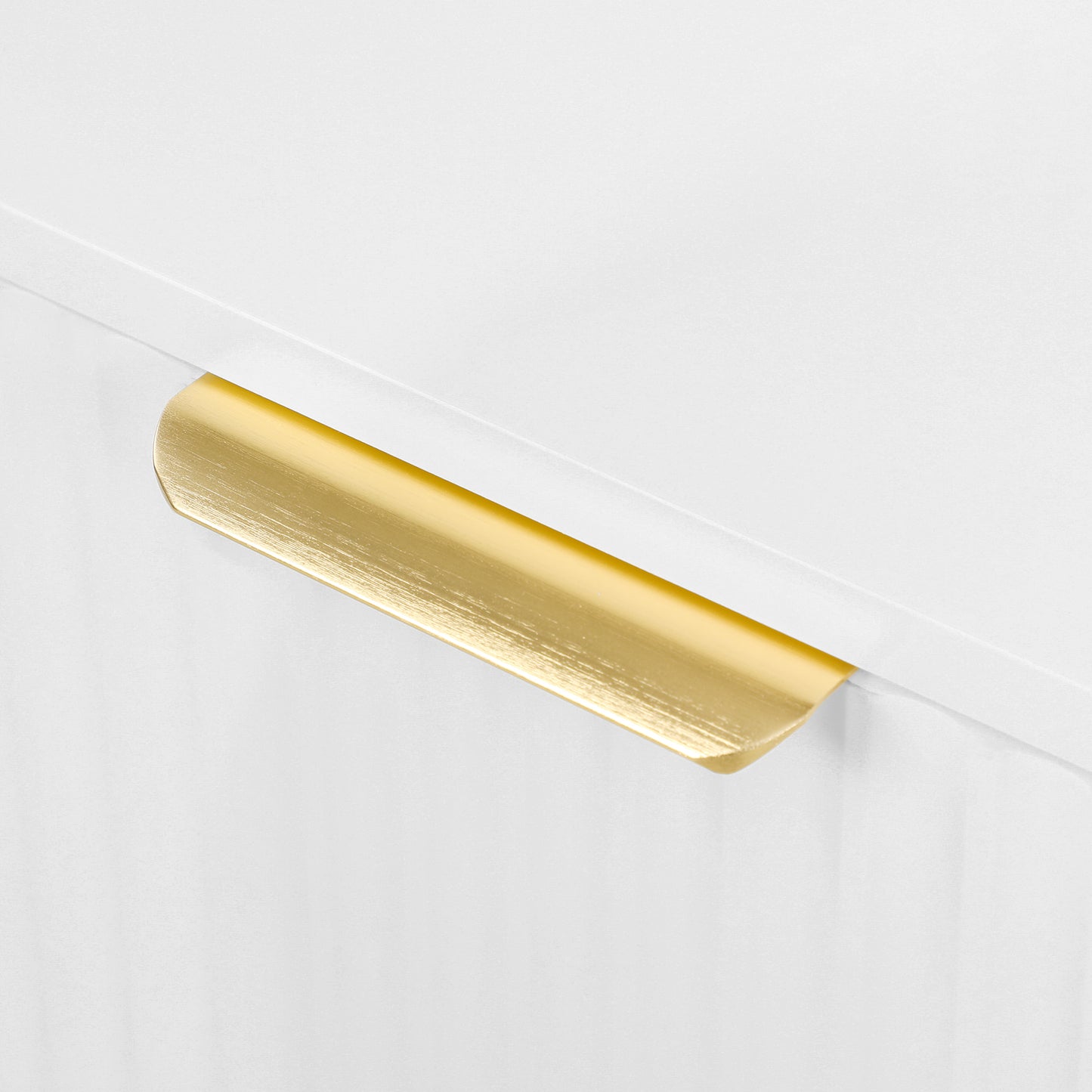 Sideboard Buffet Cabinet with Adjustable Shelf, White