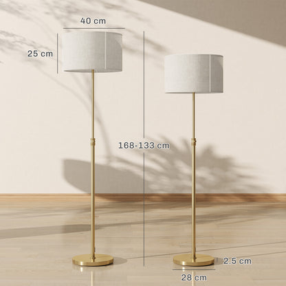 Modern Dimmable Standing Lamp with Adjustable Colour Temperatures