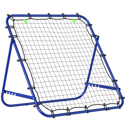 Rebounder Net Adults Football Training Aid Adjustable Blue