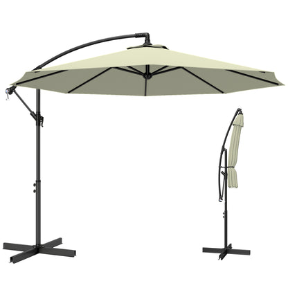 3(m) Banana Parasol Cantilever Umbrella Garden