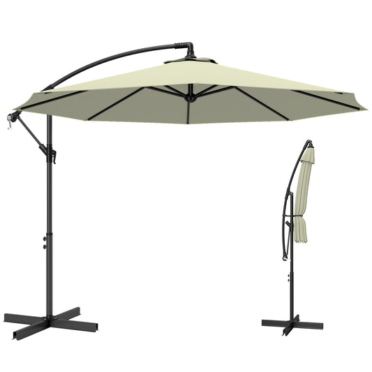 3(m) Banana Parasol Cantilever Umbrella Garden