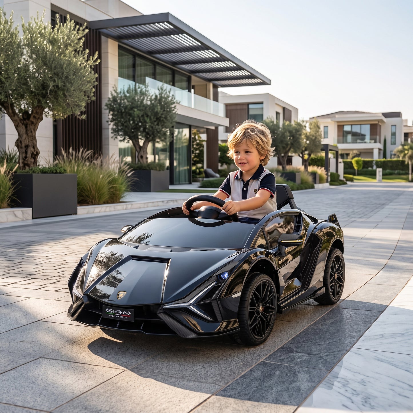 Lamborghini SIAN 12V Electric Car for Kids w/ Remote Control