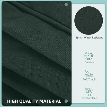 Garden Rattan Sofa Set Polyester Cover Replacement No Cushion Grey