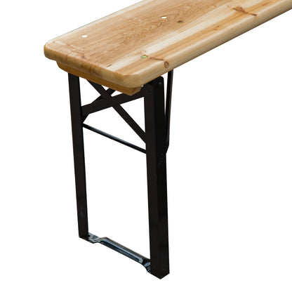 Outdoor Picnic Table Portable Folding Camping Patio Beer Table Set