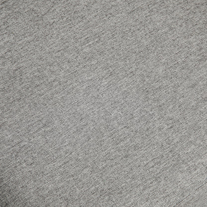 Compact Loveseat Sofa, Modern 2 Seater Sofa for Living Room with Wood Legs and Armrests, Grey