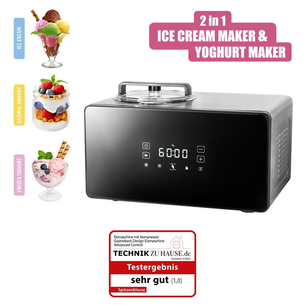 Gastroback Design Ice Cream Maker Advanced Control