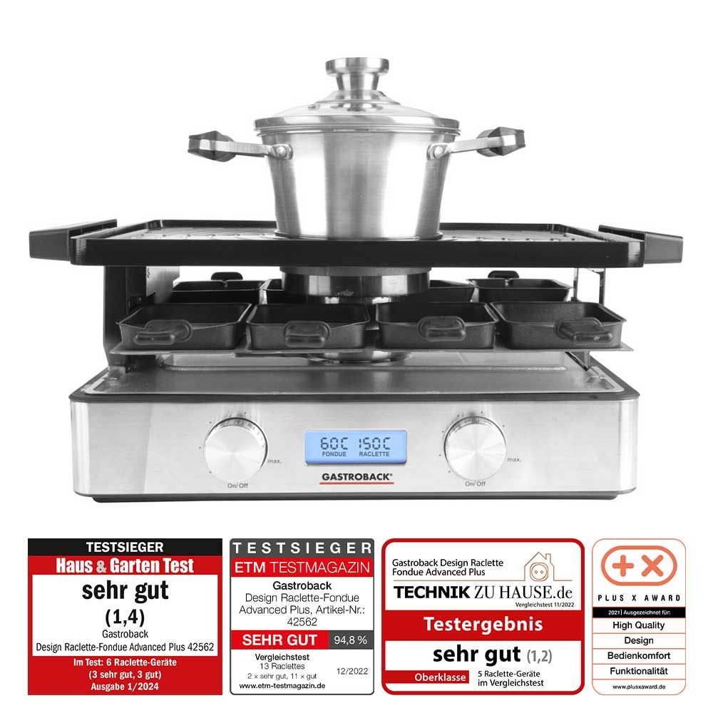 Gasrtoback Design Raclette-Fondue Advanced Plus