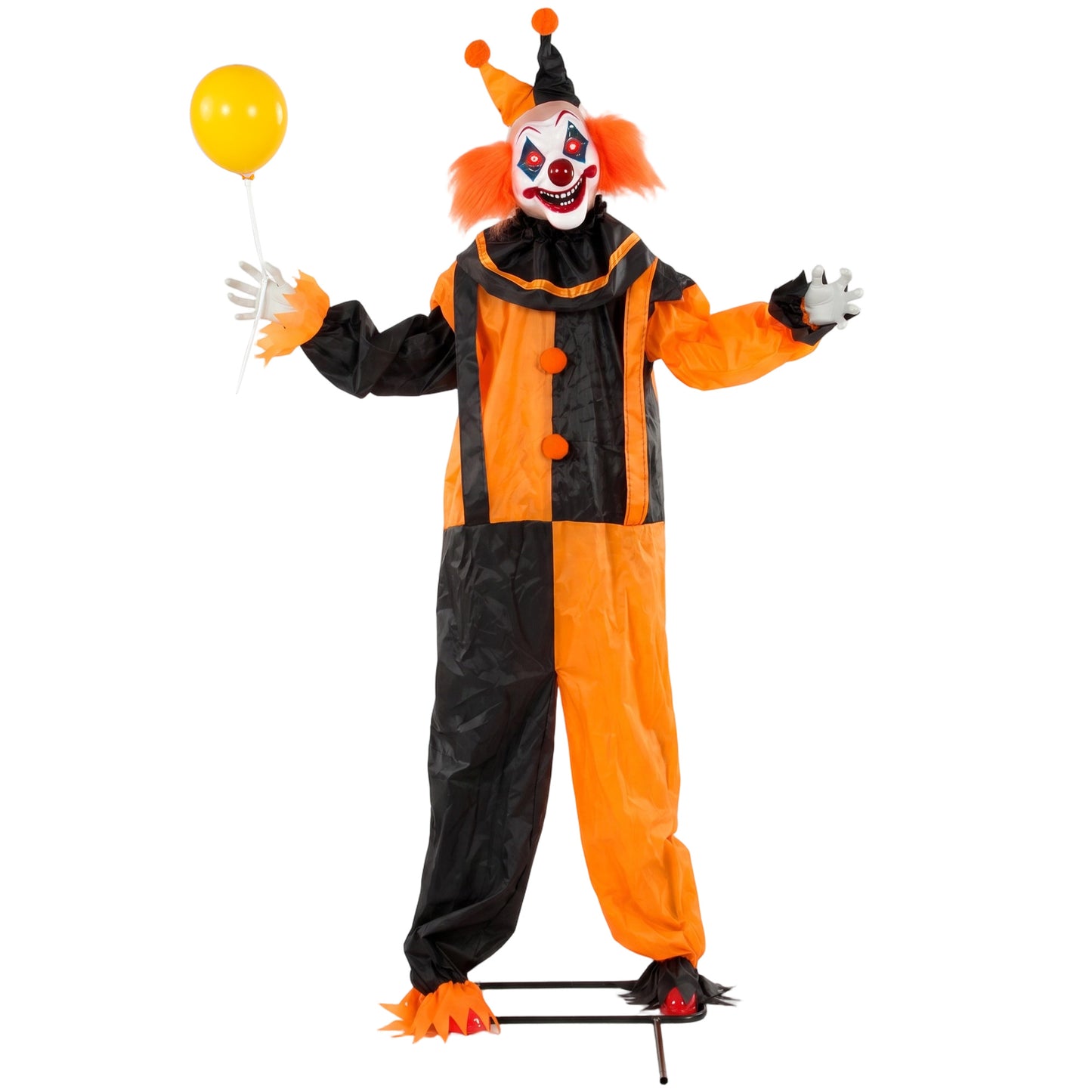 190 cm Life Size Animated Clown Halloween Decorations Outdoor Indoor