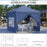 3 x 3 Meters Pop Up Water Resistant Gazebo Wedding Camping Party Tent Canopy Marquee with Carry Bag, Blue