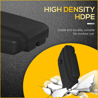 7.5kg Parasol Base w/ Wheels Water and Sand, Up to 100kg Black