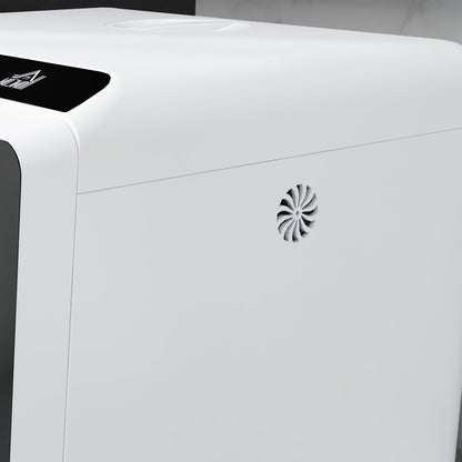 Table Top Dishwasher, Mini Countertop Dishwasher with 4 Place Settings, 6 Programmes, 6L Water Tank, Touch Control, LED Display, Delay Start, Dual Water Supply and Fruit Wash Mode, White