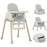 3 in 1 High Chair, Baby Chair, Booster Seat, Easy Clean & Foldable