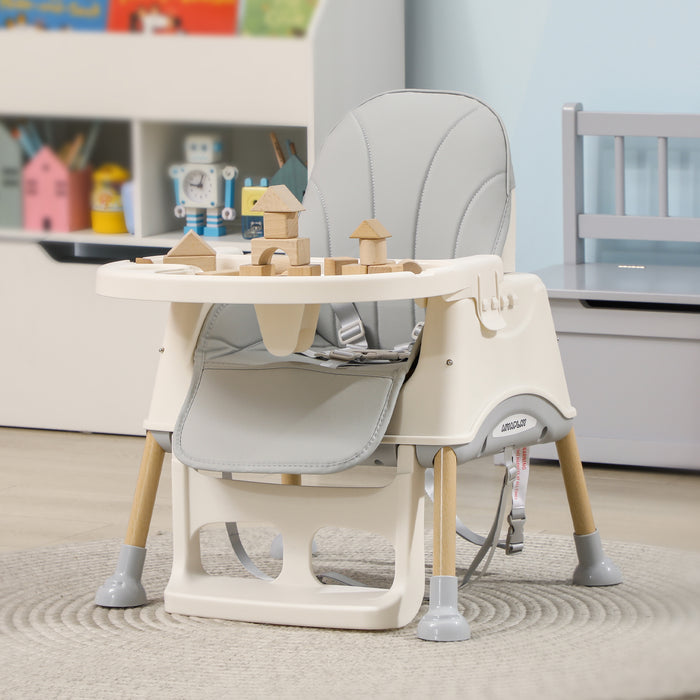 3 in 1 High Chair, Baby Chair, Booster Seat, Easy Clean & Foldable