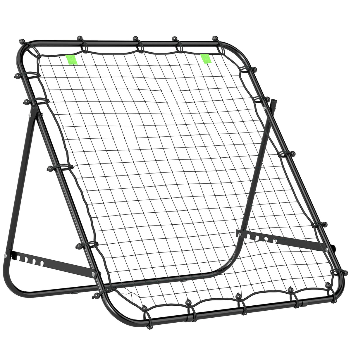 Rebounder Net Adults Football Training Aid Adjustable Black