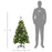 4FT Prelit Artificial Christmas Tree w/ Warm White Light Xmas Decoration