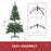 4FT Prelit Artificial Christmas Tree w/ Warm White Light Xmas Decoration