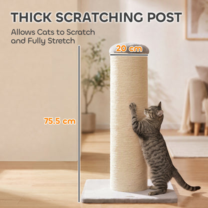 Cat Scratching Post, 76cm Tall Scratch Post for Indoor Cats