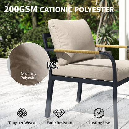 7 Seater Garden Furniture Set, Outdoor Furniture Conversation Sets
