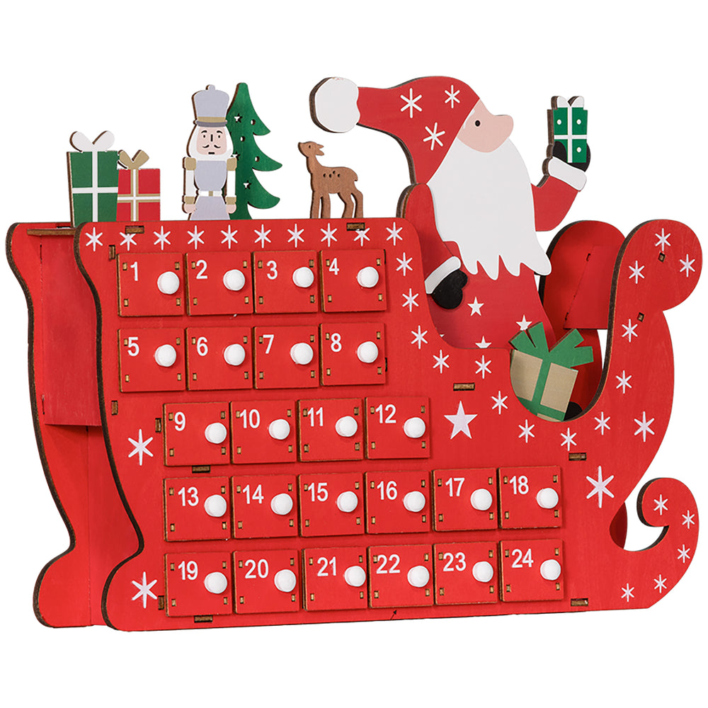 Advent Calendar, Christmas Countdown Calendar with 24 Drawers