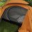 Aluminium Frame Camping Tent Dome Tent with Removable Rainfly, 2000mm Waterproof, for 1-2 Man, Orange