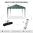 3 x 3m Pop Up Gazebo, Outdoor Camping Gazebo Party Tent with Carry Bag