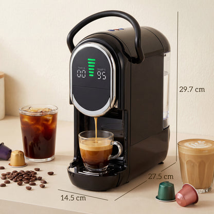 19 Bar Pod Coffee Machine for Nespresso and Dolce Gusto Capsule
