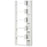 Modern Book Shelf with 11 Open Shelves, 6-Tier Bookcase, Freestanding Shelving Unit for Home Office and Study, White