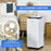 3500mL Portable Dehumidifier with Air Purifier, 24H Timer, 5 Modes, 16L/Day, for Home Laundry, White