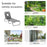 Sun Lounger Foldable Reclining Chair with Pillow and Reading Hole Garden Beach Outdoor Recliner Adjustable Grey