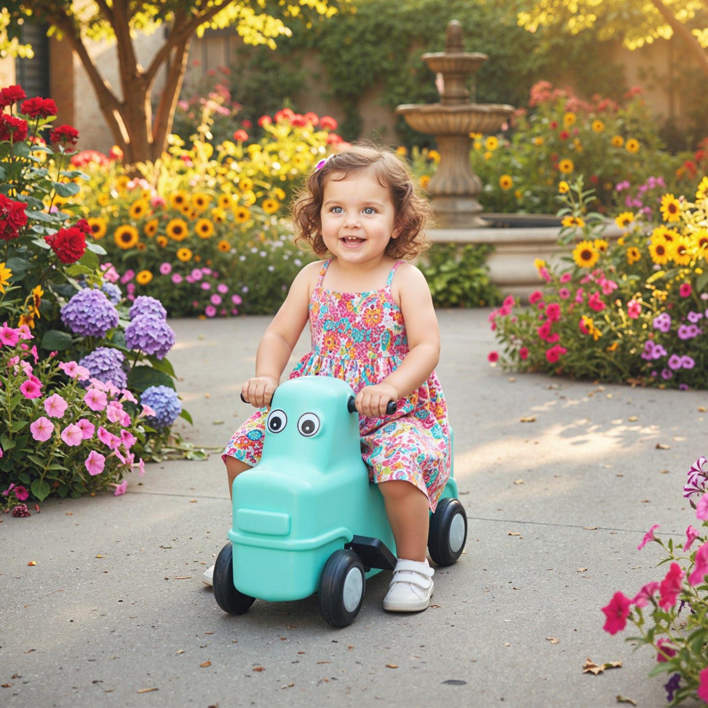 3(m) 4 Pieces Up and Down Kids Rollercoaster, for 2-5 Years, Orange