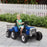 Electric Ride on Tractor w/ Detachable Trailer, 12V Kids Battery Powered Electric Car w/ Remote Control, Music Start up Sound, Blue