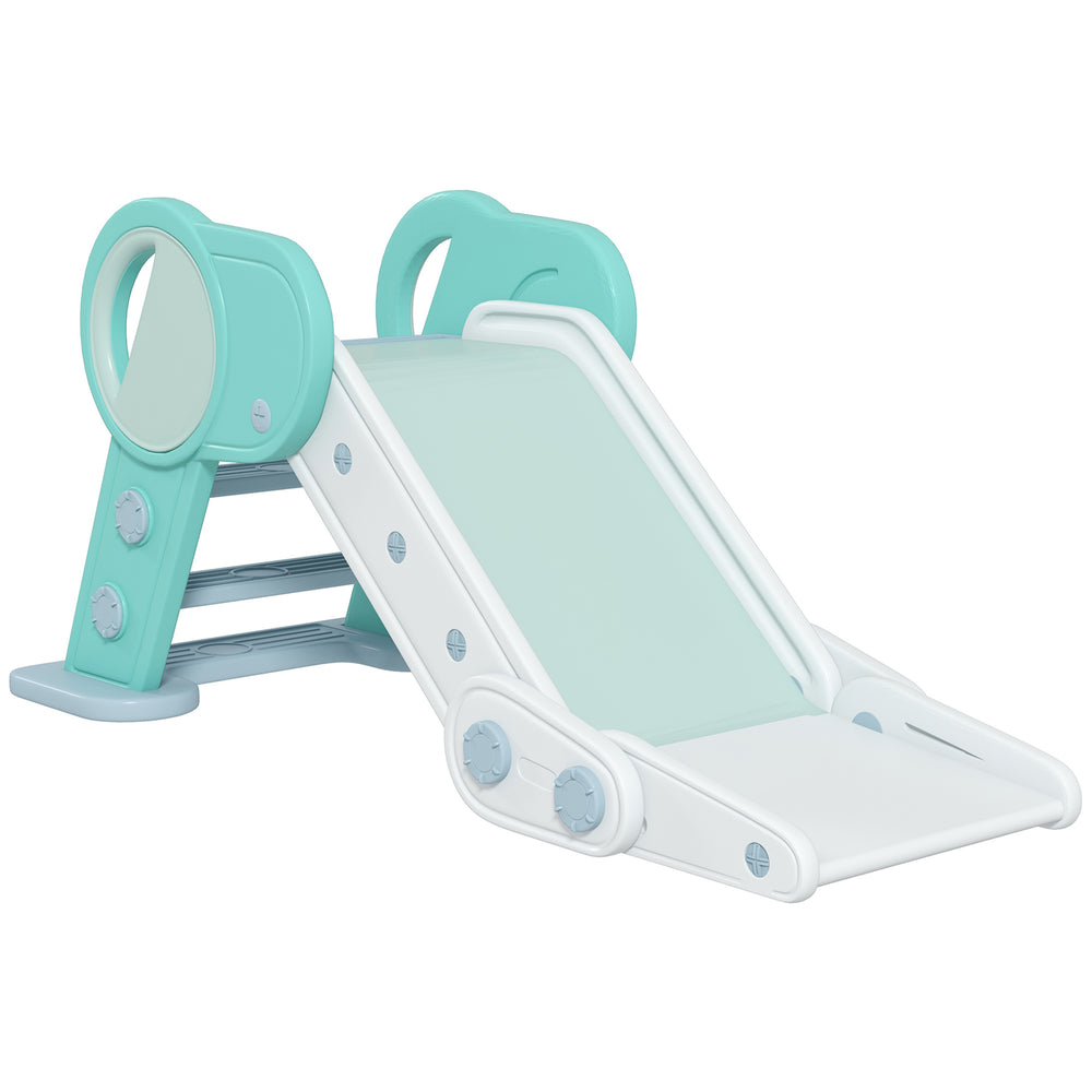 Foldable Kids Slide, Baby Slide for 1.5-3 Years, Green