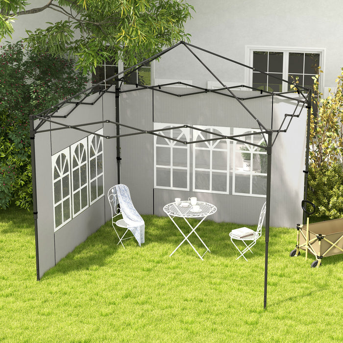 Gazebo Side Panels Sides Replacement with Window for 3x3 m or 3x6m G QuidsIn Superstore