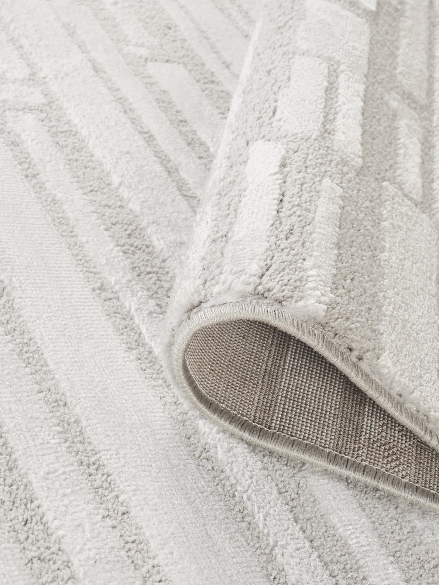 Hamilton Modern Sheen Area Rug - Blocked Bold Geometric Design - 3 Colours Available