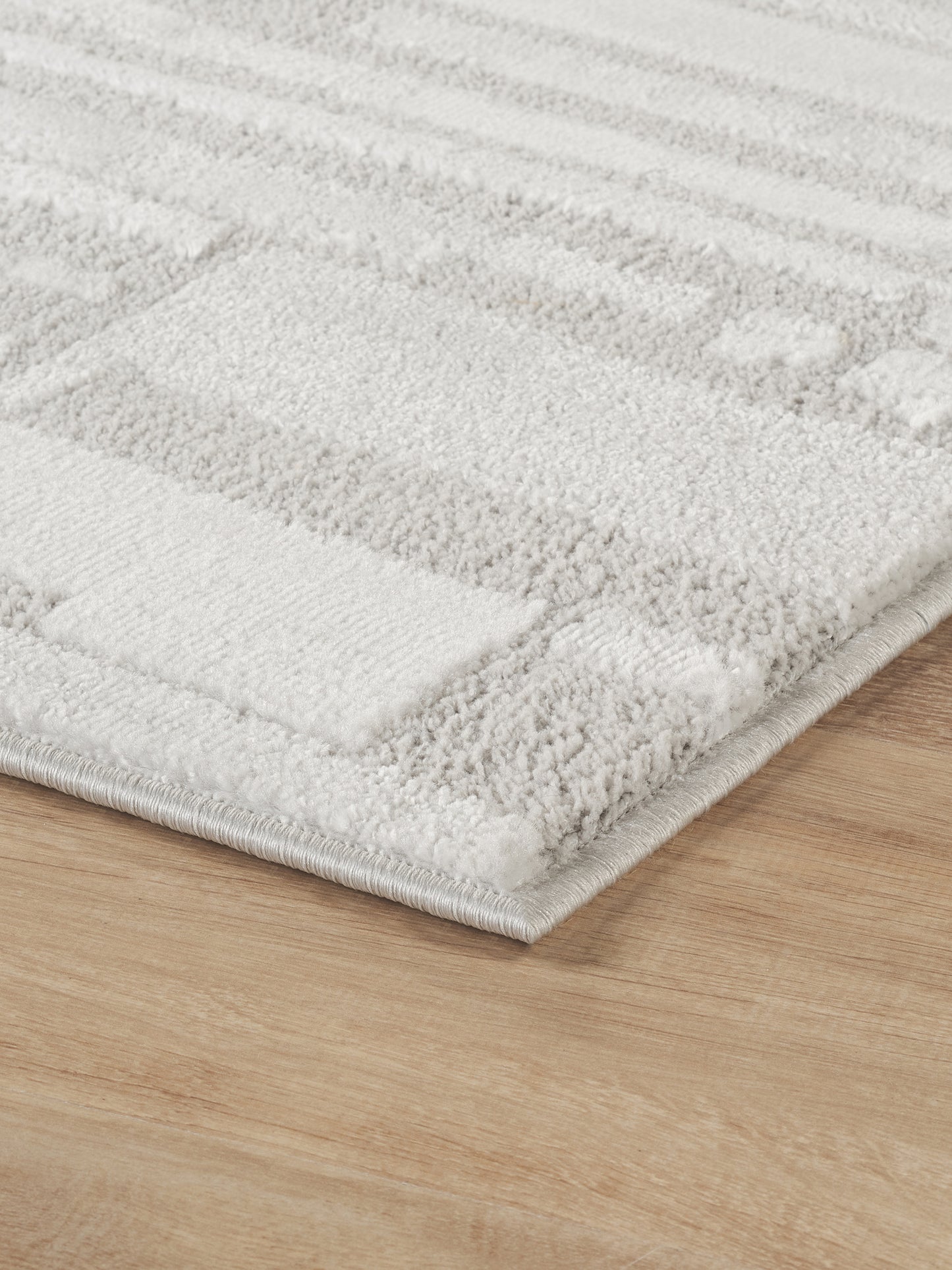 Hamilton Modern Sheen Area Rug - Blocked Bold Geometric Design - 3 Colours Available