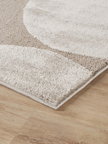 Hamilton Modern Sheen Area Rug - Abstract Motif Geometric Lines Design - 3 Colours Available