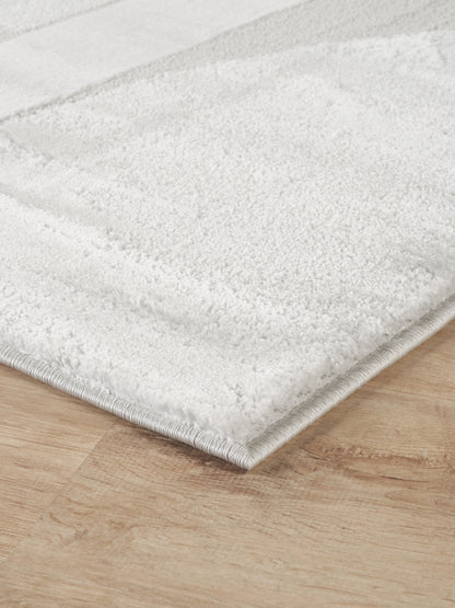 Hamilton Modern Sheen Area Rug - Abstract Motif Geometric Lines Design - 3 Colours Available