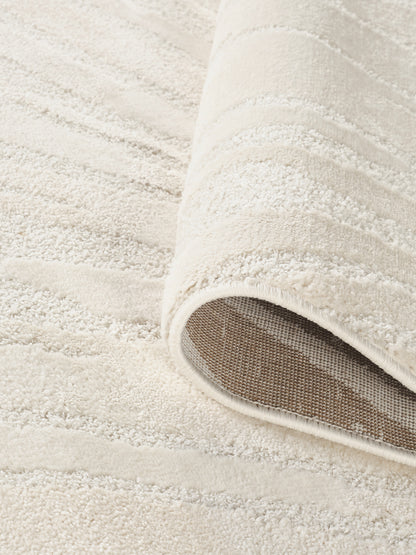 Hamilton Modern Metallic Sheen Area Rug - Marble Inspired Design - 3 Colours Available