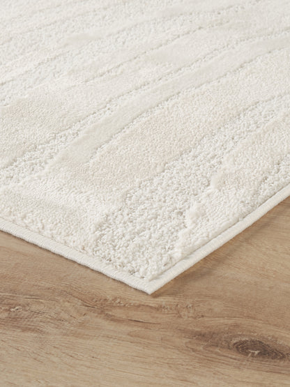 Hamilton Modern Metallic Sheen Area Rug - Marble Inspired Design - 3 Colours Available