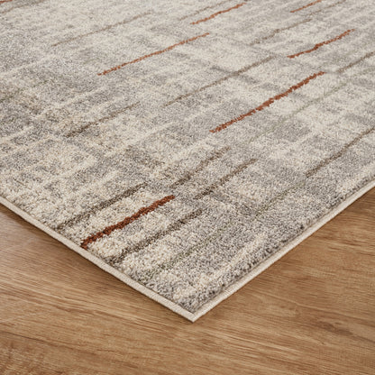 Rhodes Hatch Modern Living Room Contemporary Geometric Area Rugs - 2 Colours Available