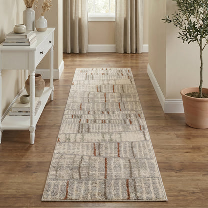 Rhodes Hatch Modern Living Room Contemporary Geometric Area Rugs - 2 Colours Available