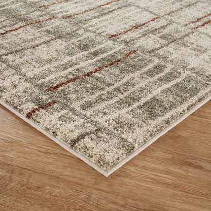 Rhodes Hatch Modern Living Room Contemporary Geometric Area Rugs - 2 Colours Available