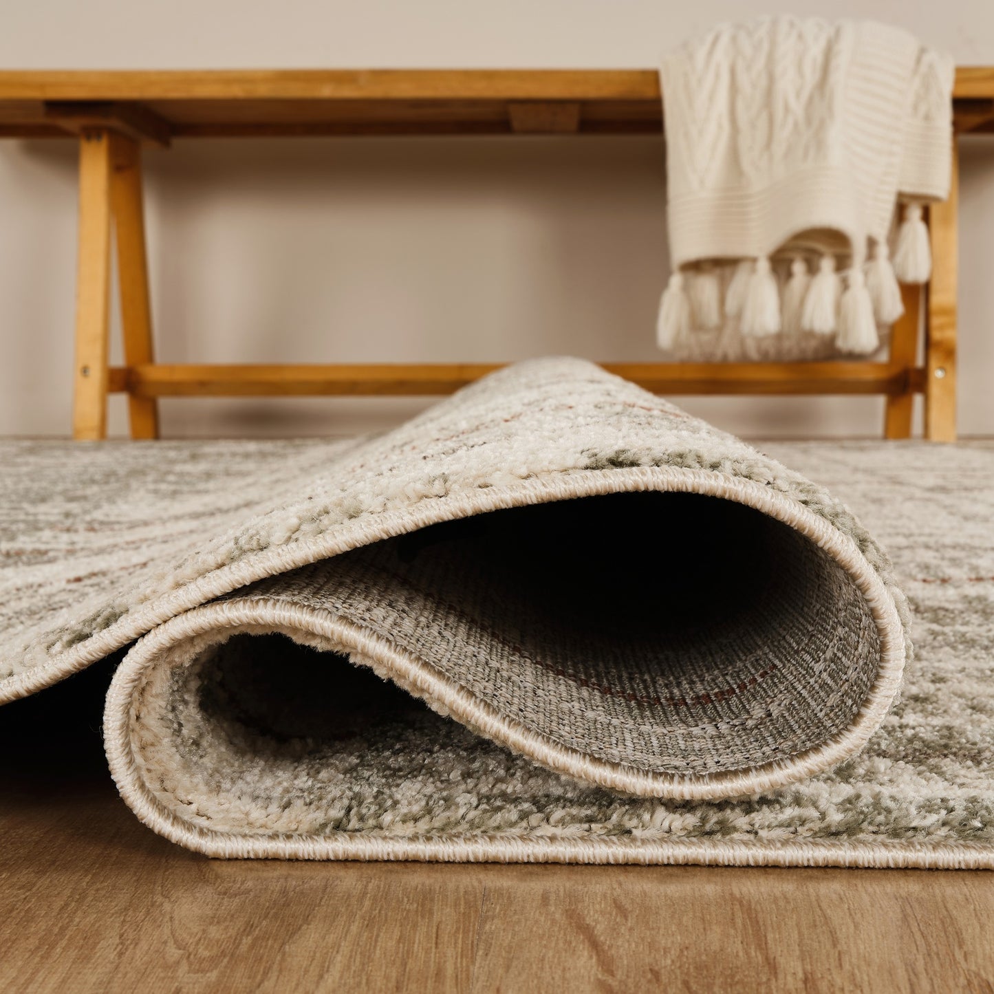 Rhodes Hatch Modern Living Room Contemporary Geometric Area Rugs - 2 Colours Available