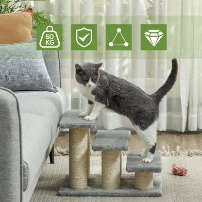 Cat Steps 3 Stairs Deluxe Pet Portable Easy Climb Assistance Lightweight
